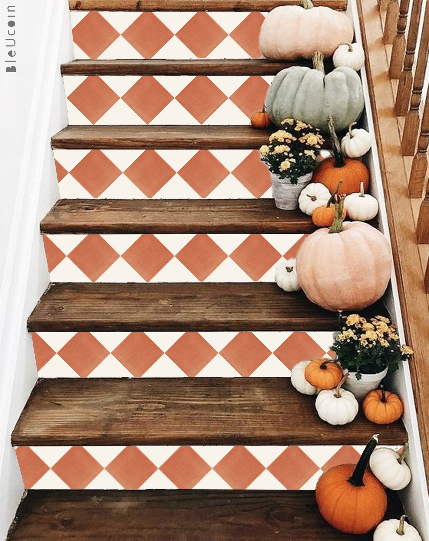 Rome Ginger Peel & Stick Anti-Slip Flooring