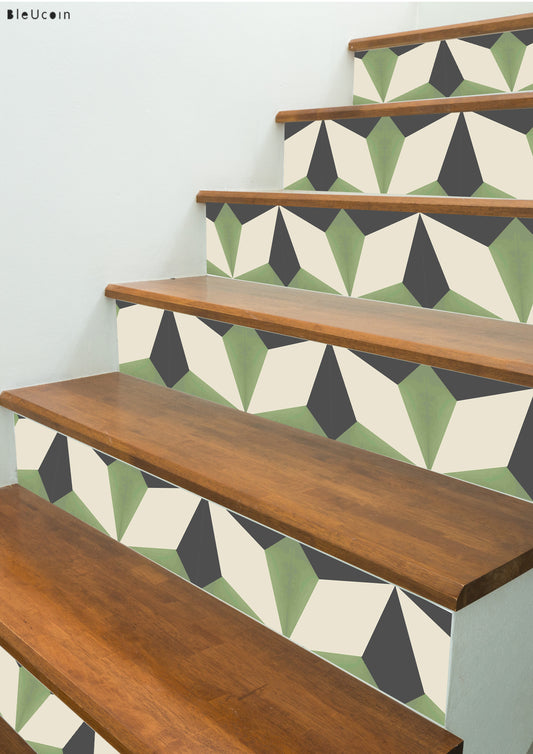 Charleston Sage Peel & Stick Stair Strips