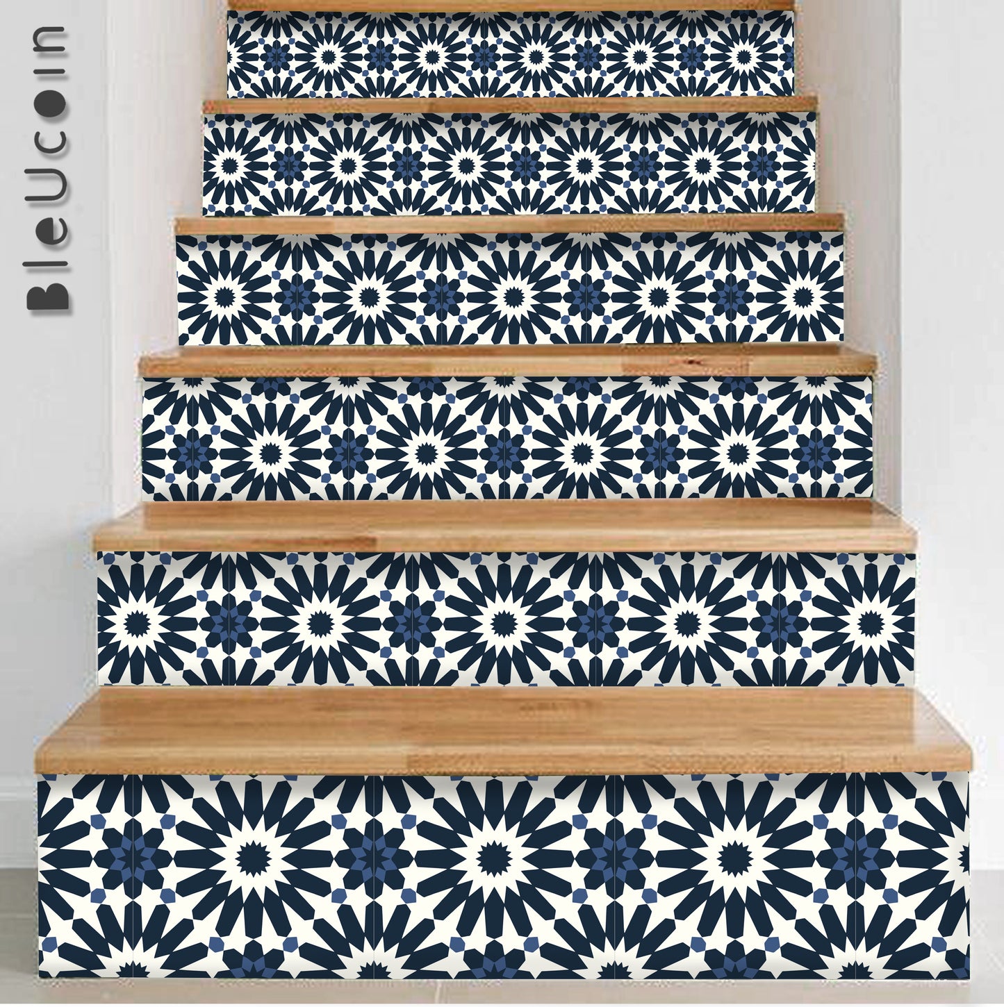 Tiznit Premium Peel and Stick Floor Tile Stickers | Removable, Renter friendly with Anti-Slip finish in sturdy 520 microns