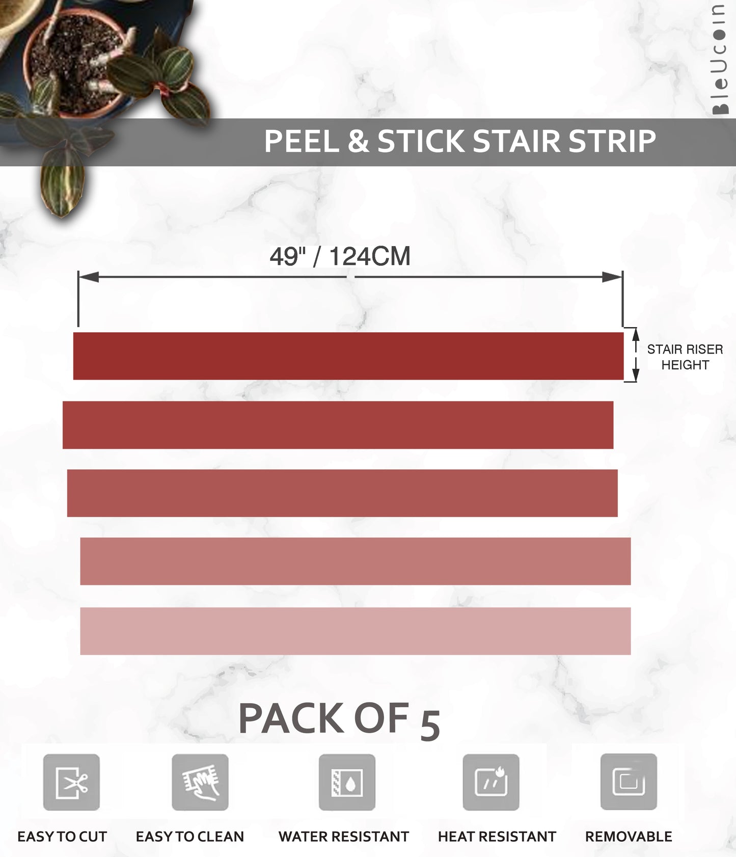 Ombre Jester Stair Strips