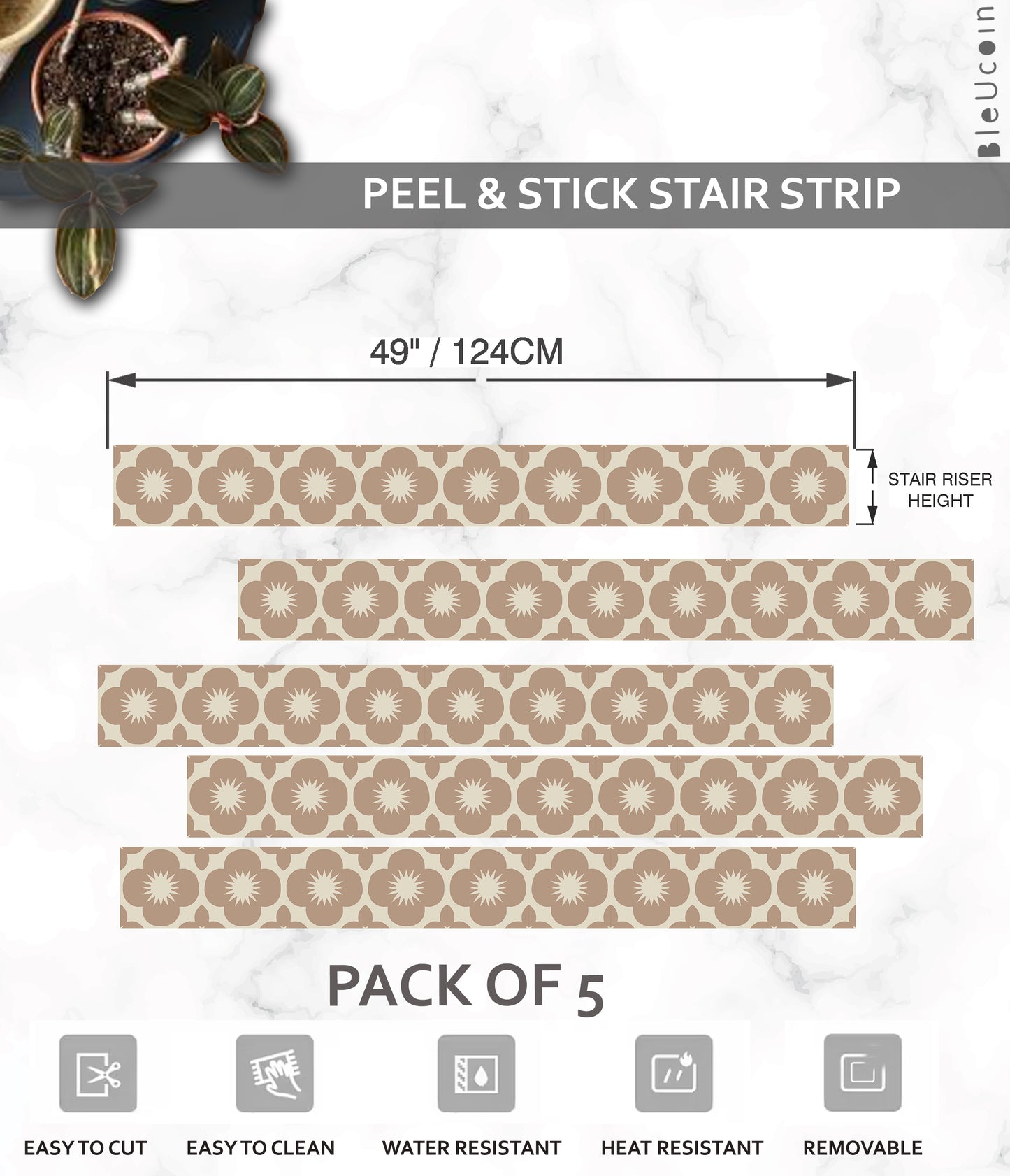 Sakura Latte Peel and Stair Strips