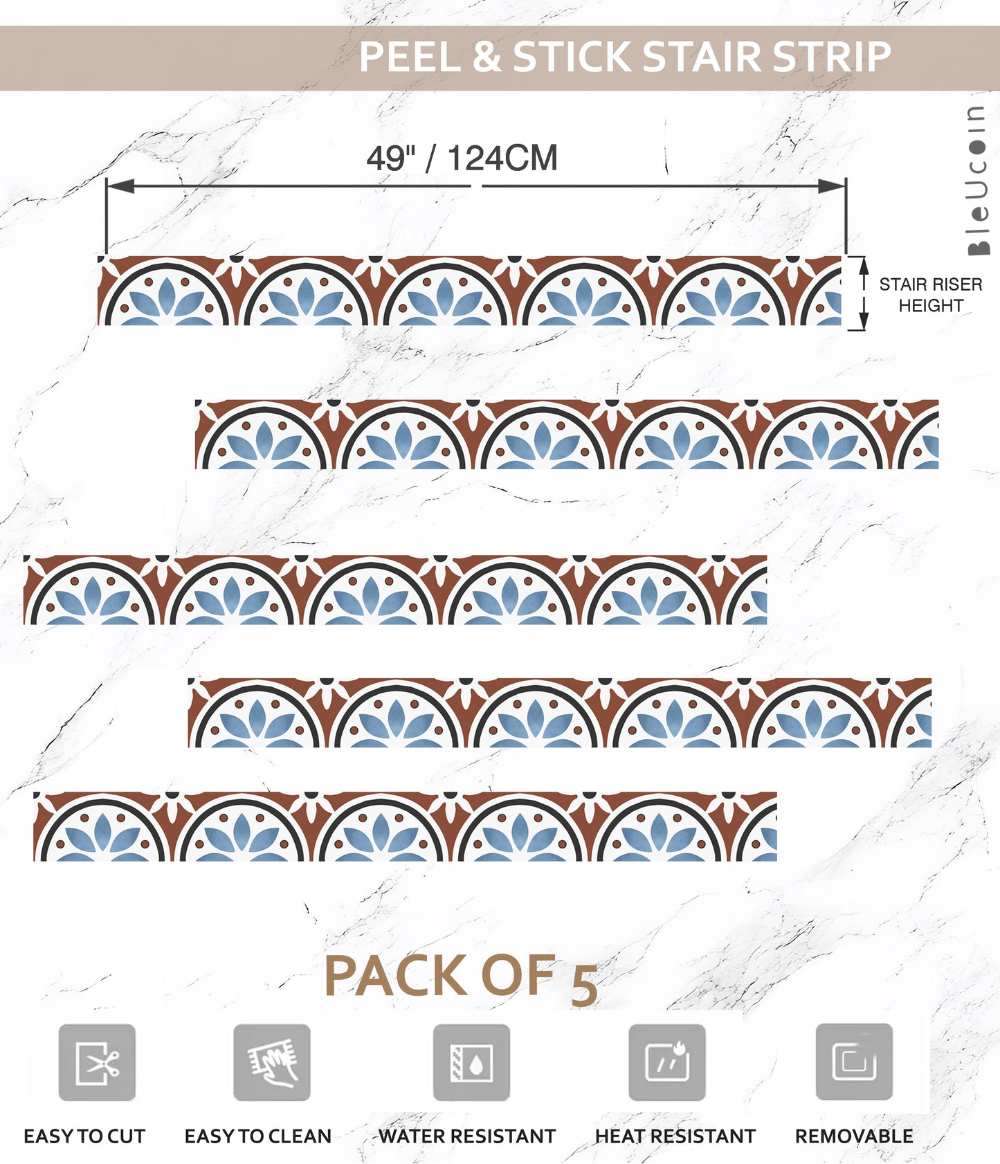 Athangudi Vol 2 Stair Strips