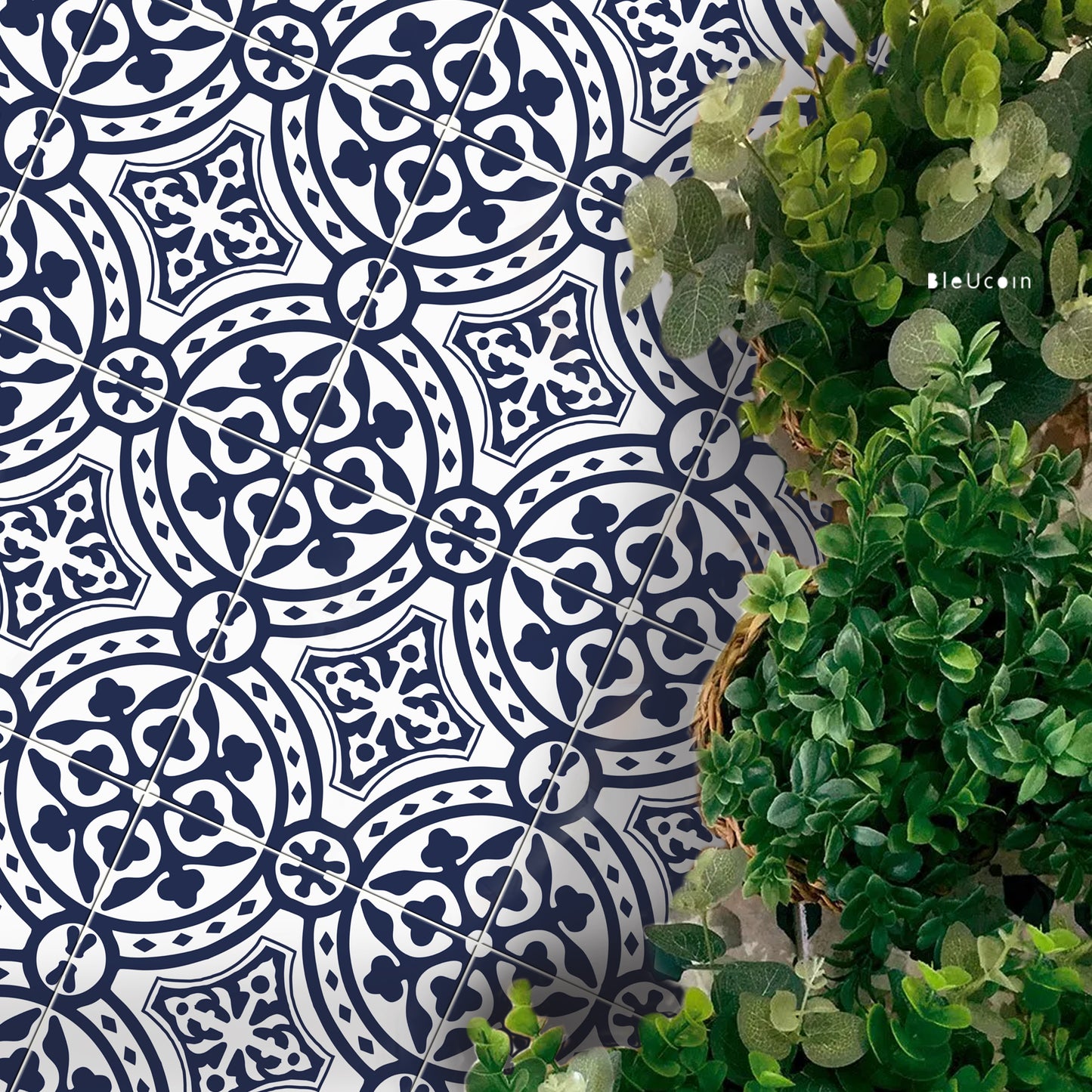 Loures Blue Peel & Stick Tile