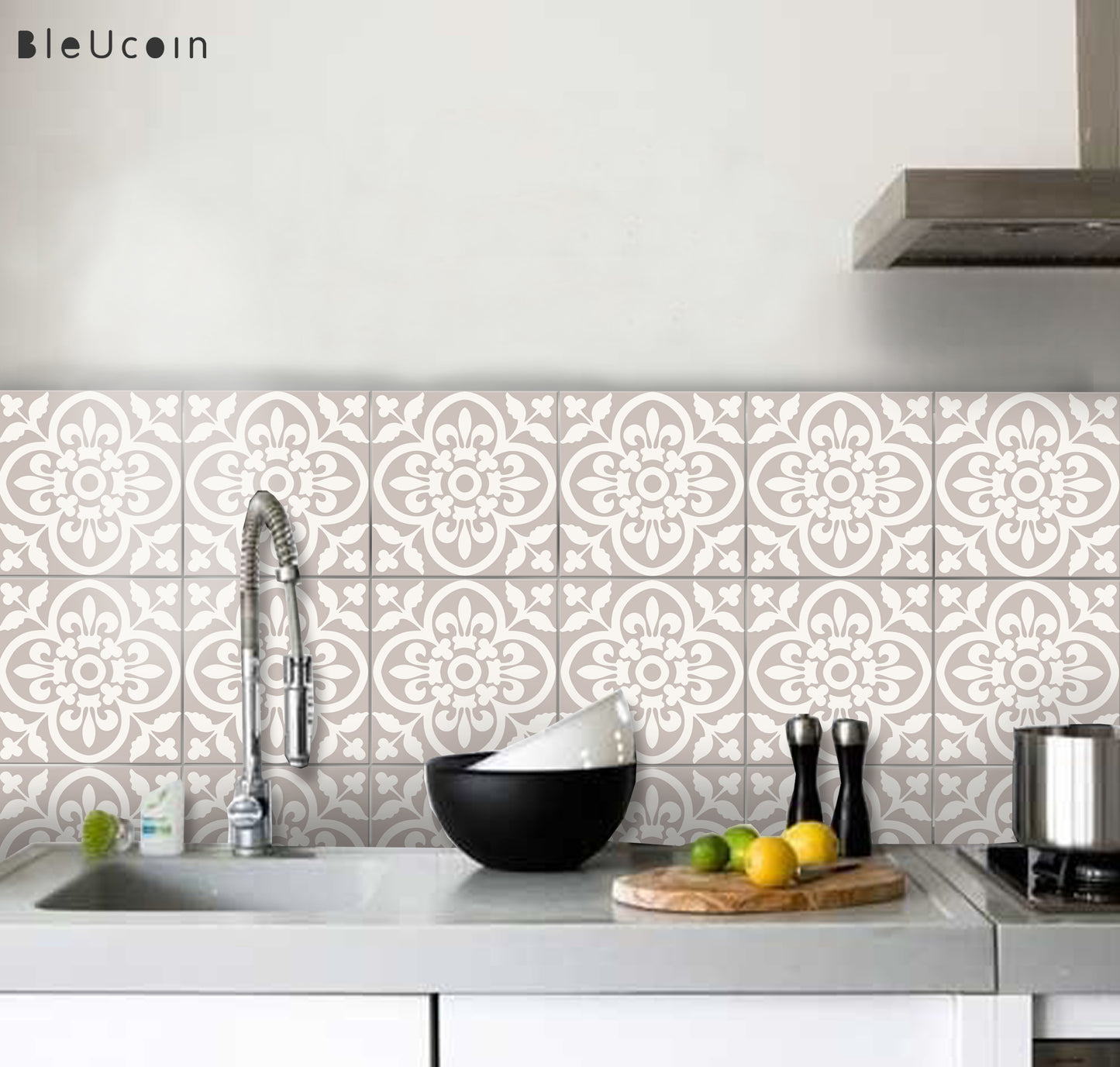 Encaustic Sandcastle Peel & Stick Tile