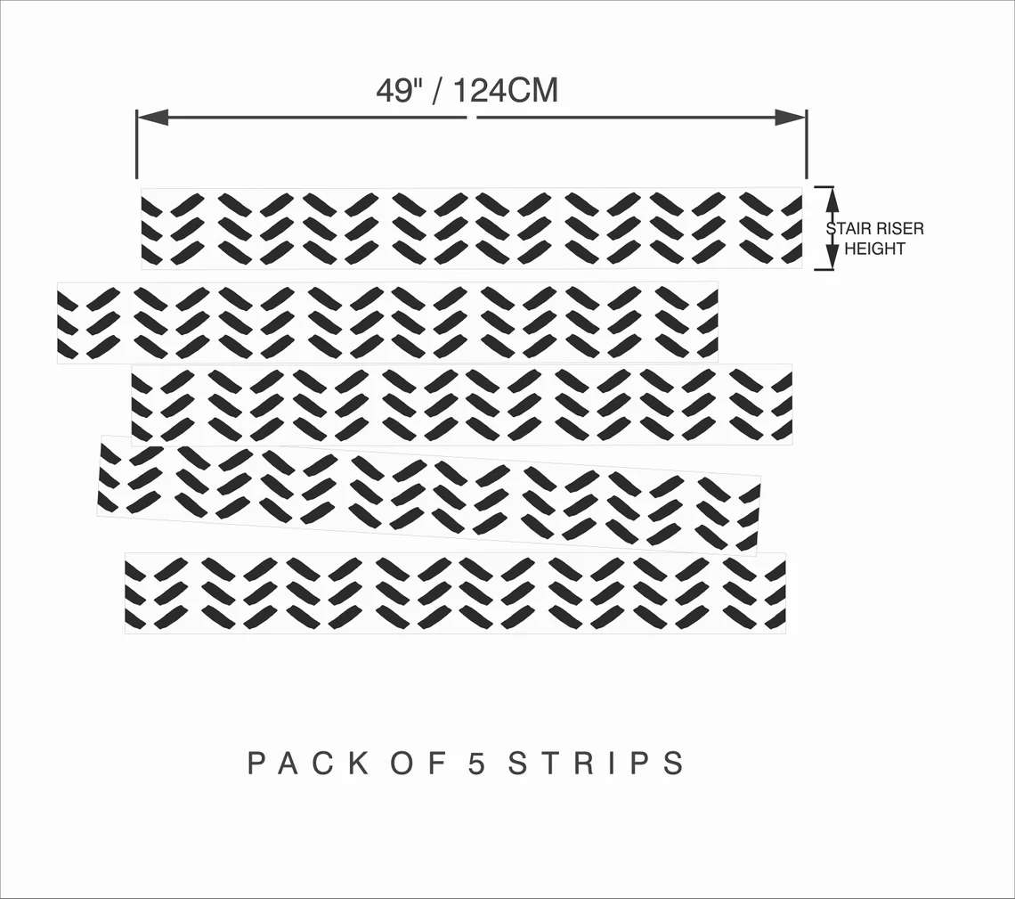 Brussels Peel and Stick Stair Strips