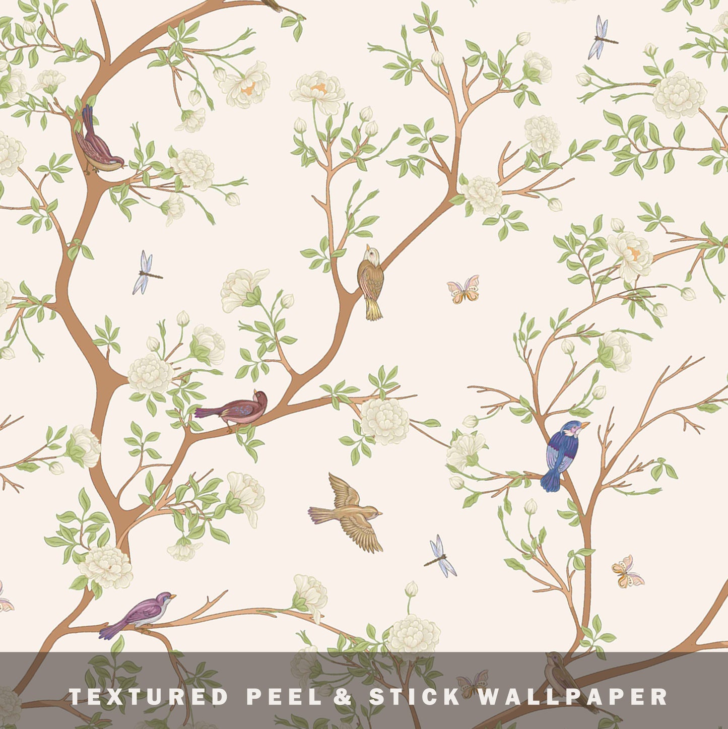 Chinoiserie Ivory Wallpaper