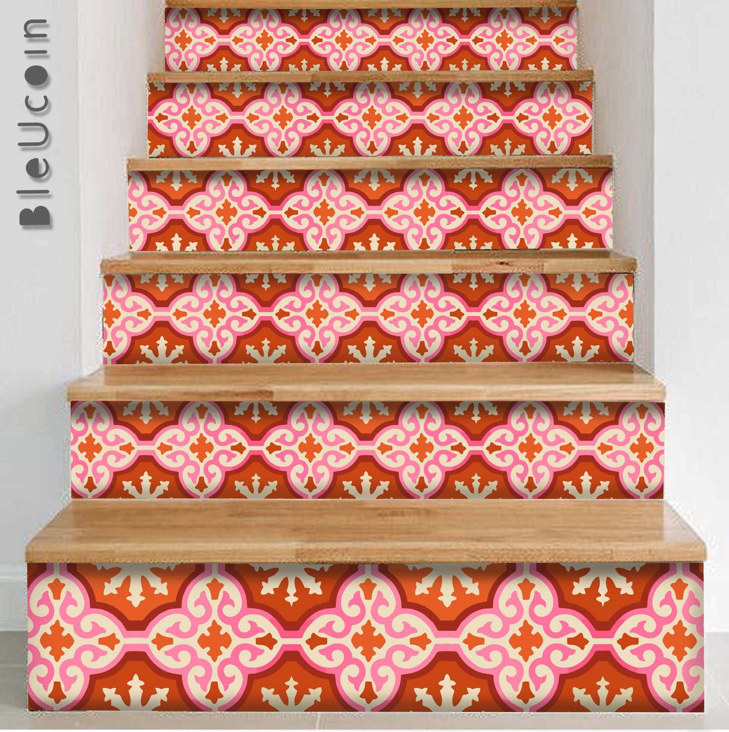 Burnt Orange Peel & Stick Tile