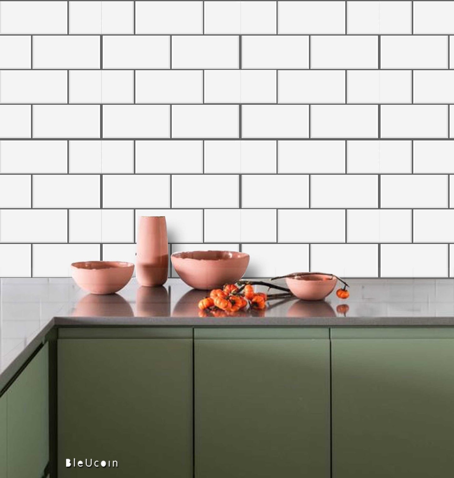 Off white Subway Peel & Stick Tile