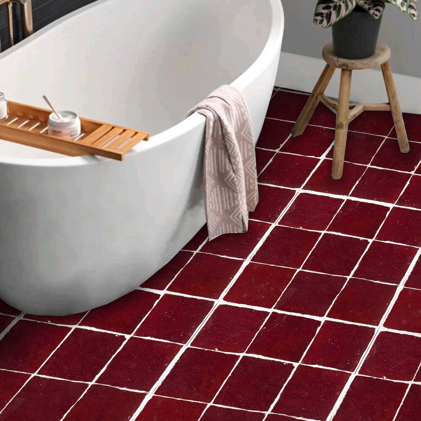 Oxblood Peel & Stick Tile
