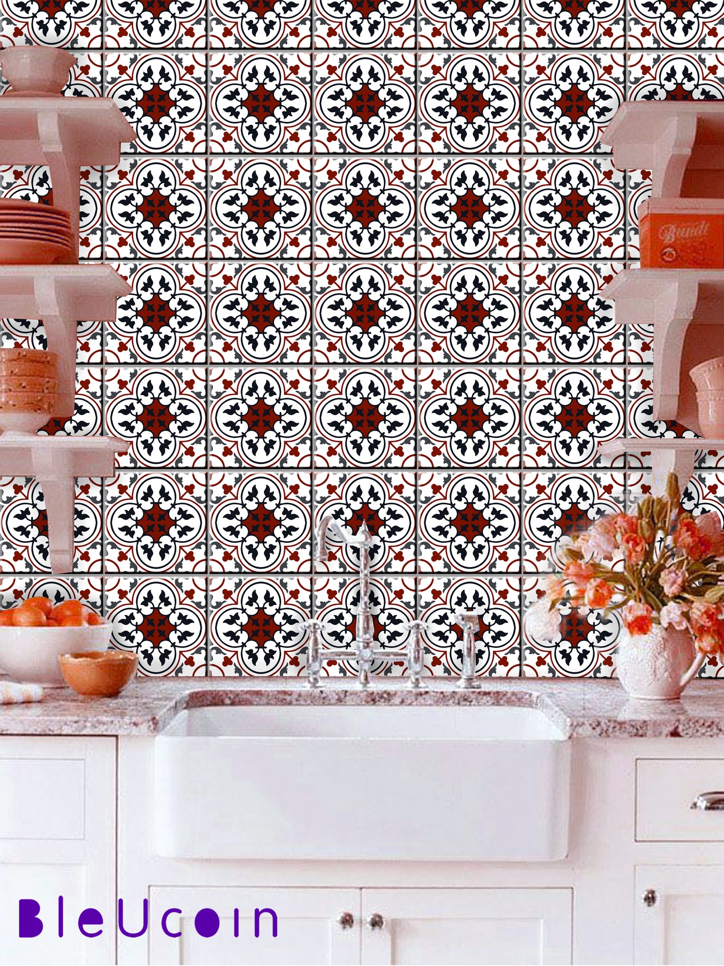 Oxred Peel & Stick Tile