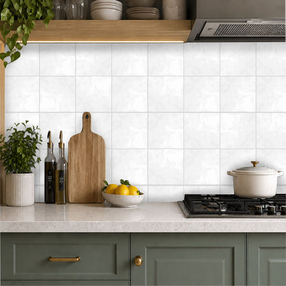 Weathered White Peel & Stick Tile Decal