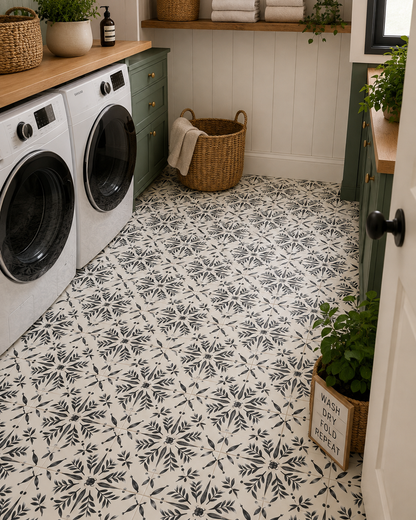 Scarab Rosette Peel & Stick Tile