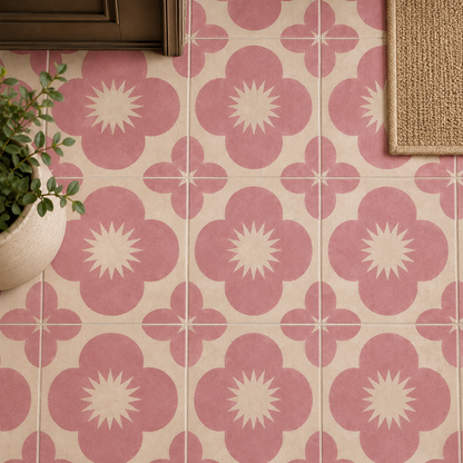 Sakura Rose Peel and Stick Floor Decal