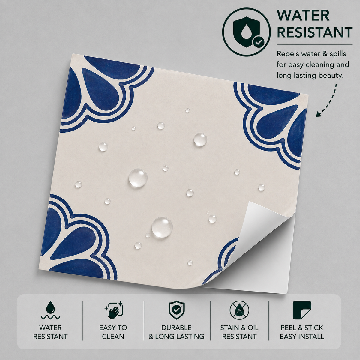 Jaipur Ink Peel and Stick Flooring