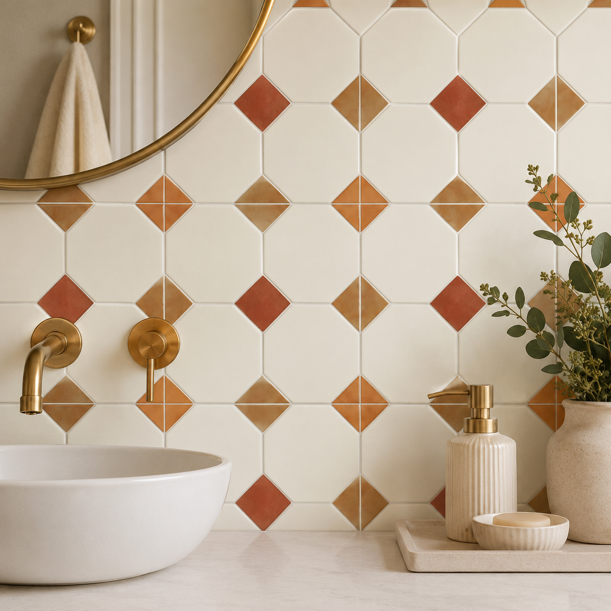 Warsaw Terracotta Peel & Stick Tile