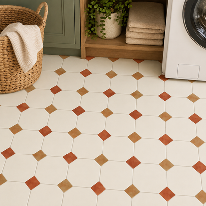 Warsaw Terracotta Peel and Stick Flooring