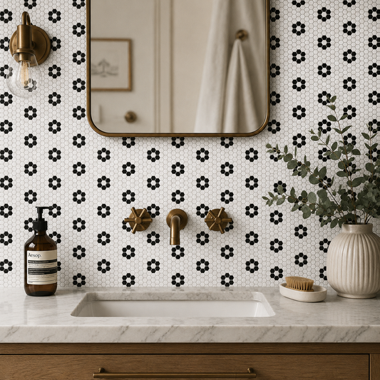 Helden Hexagon Peel & Stick Tile