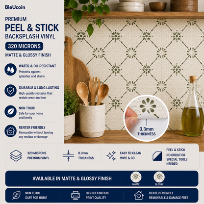 Nottingham Sage Peel & Stick Tile