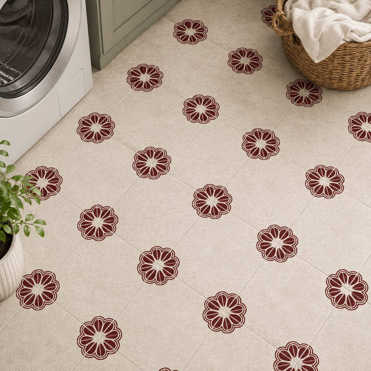 Jaipur Sangria Peel & Stick Tile