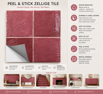 Souk Rose Peel & Stick Tile