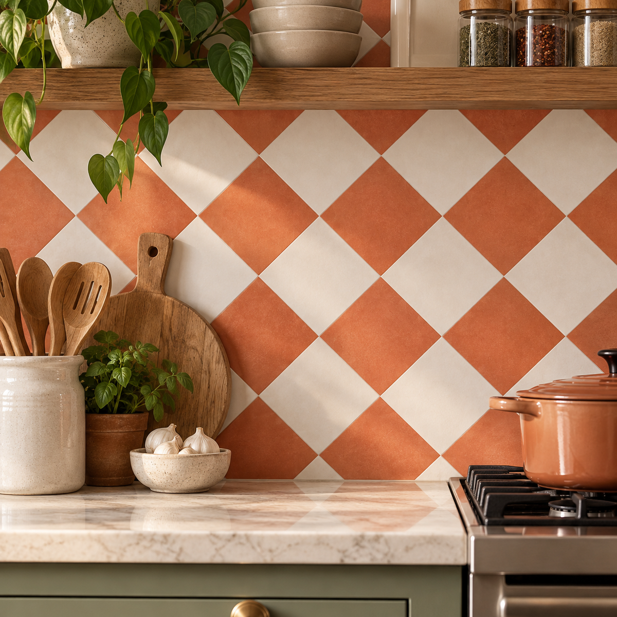 Diamond Ginger Peel & Stick Tile