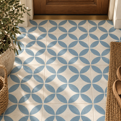 Barcelona Teapot Peel and Stick Floor Decal