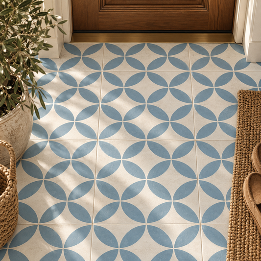 Barcelona Teapot Peel and Stick Floor Decal