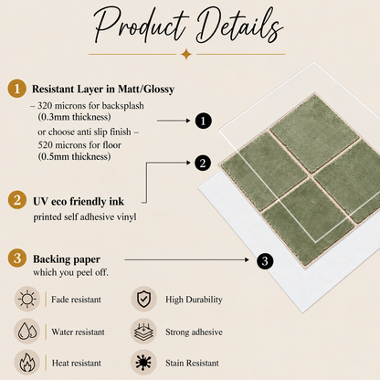 Rabat Sage Peel & Stick Tile