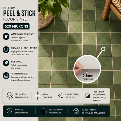 Rabat Sage Peel & Stick Tile