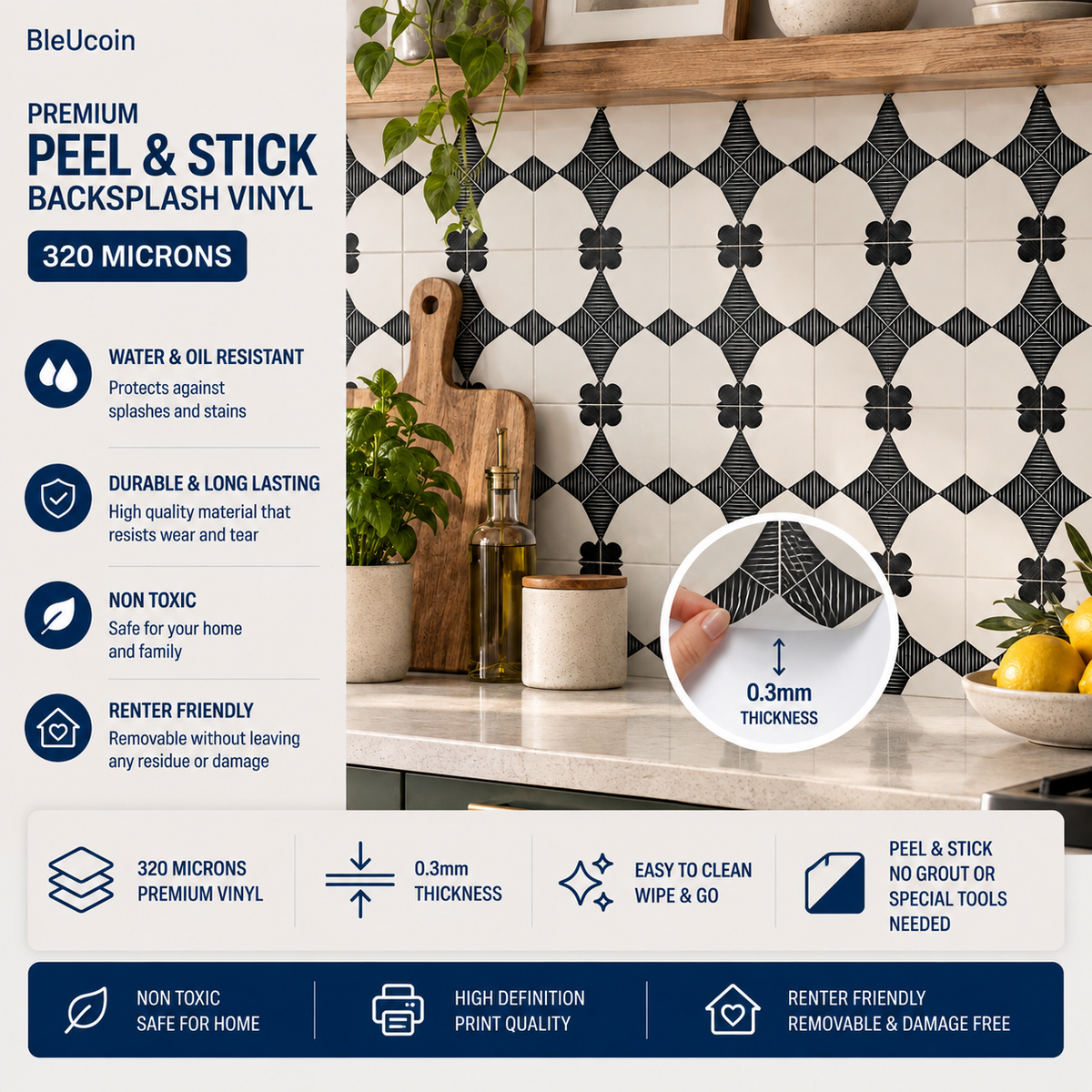 Kol Peel and Stick Floor Decal