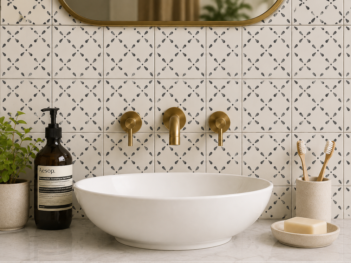 Yokohama Peel & Stick Tile Decal