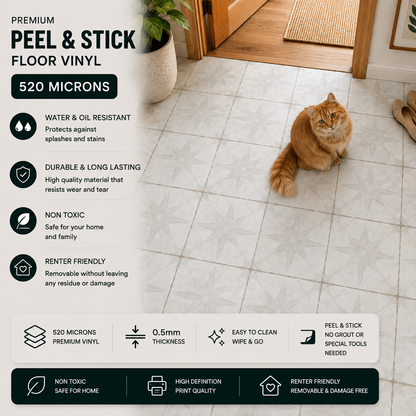 Positano Vintage Peel and Stick Flooring
