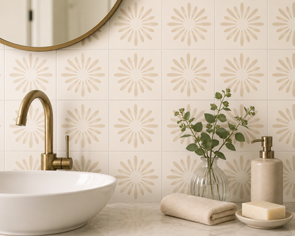 Pithora Beige Peel & Stick Tile