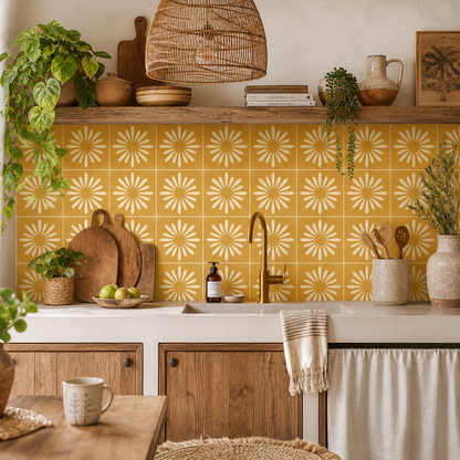 Pithora Ochre Peel & Stick Tile