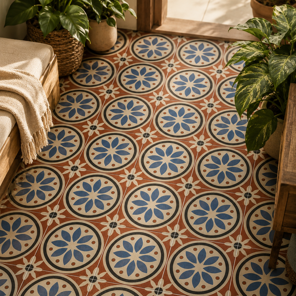 Athangudi vol.2 Peel & Stick Tile