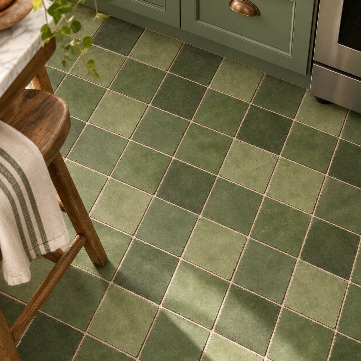 Rabat Sage Peel and Stick Flooring