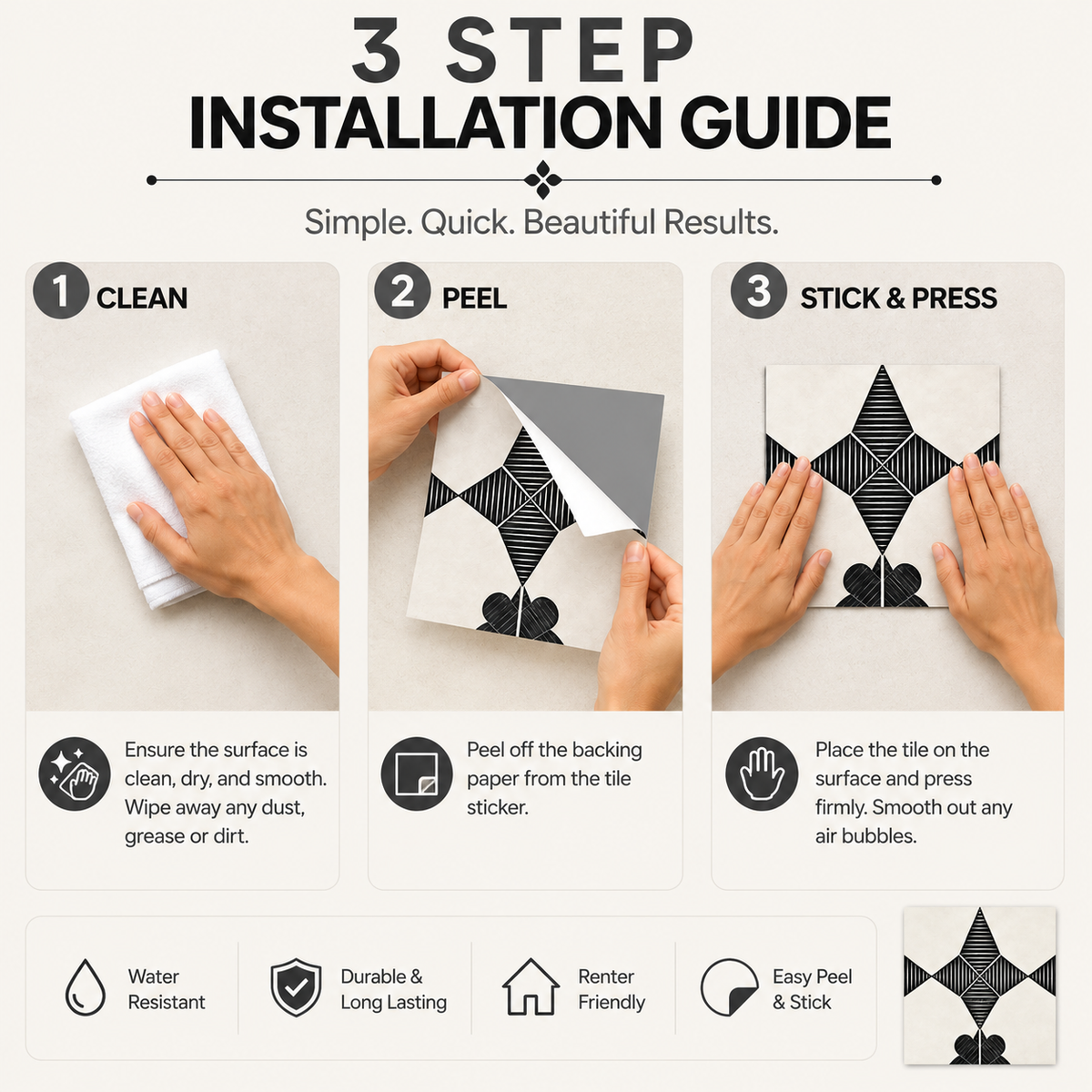 Kol Peel & Stick Tile