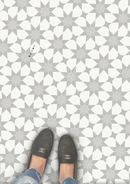 Pacific Grey Peel & Stick Floor Tile