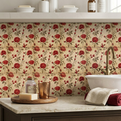 Victorian Rose Peel & Stick Tile