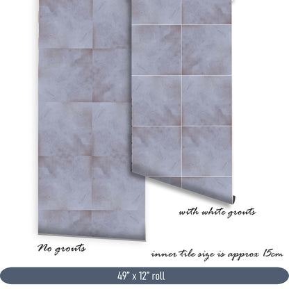 Vintage Mauve Peel & Stick Tile Decal