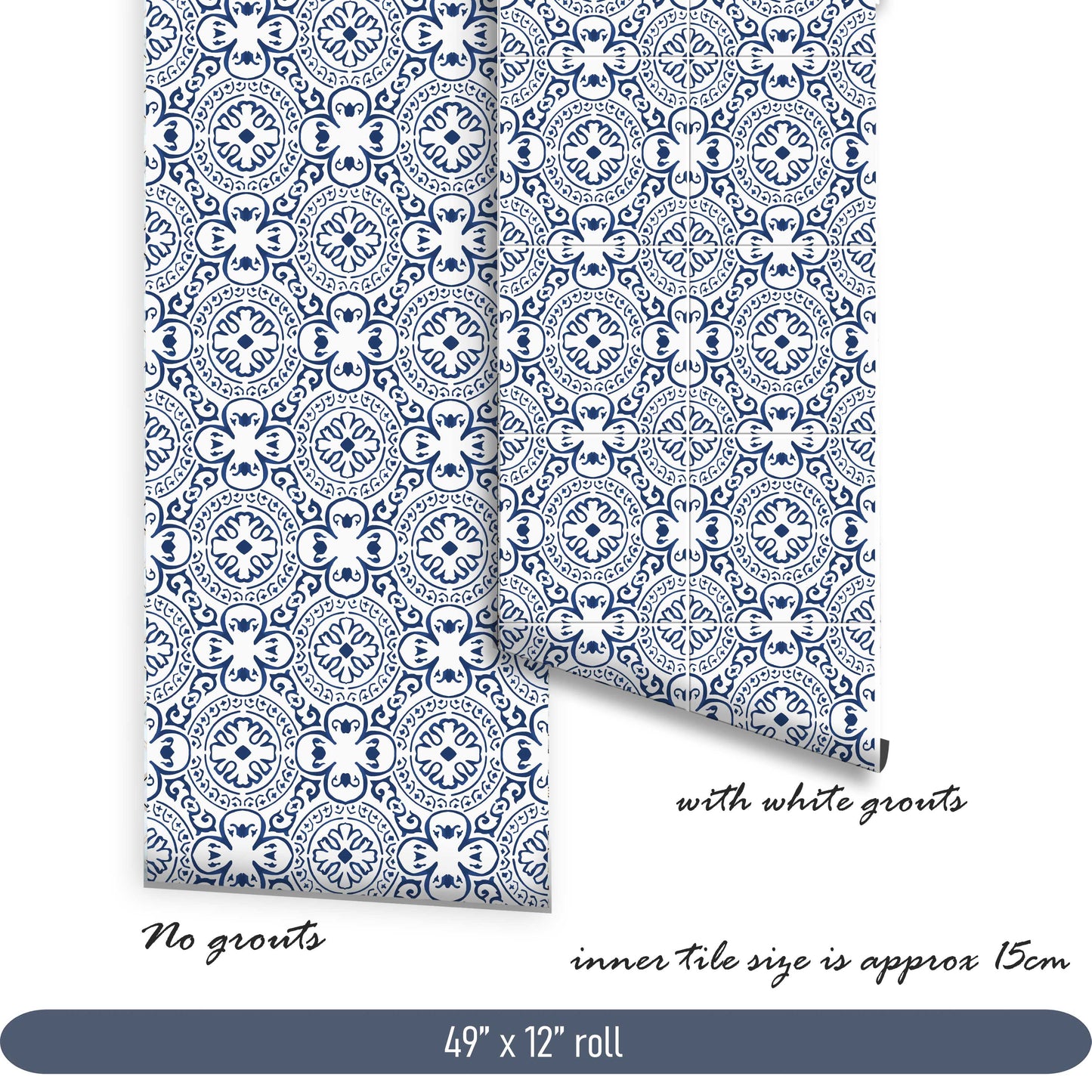 Amalfi Ink Peel & Stick Tile