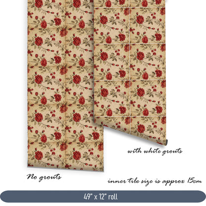 Victorian Rose Peel & Stick Tile