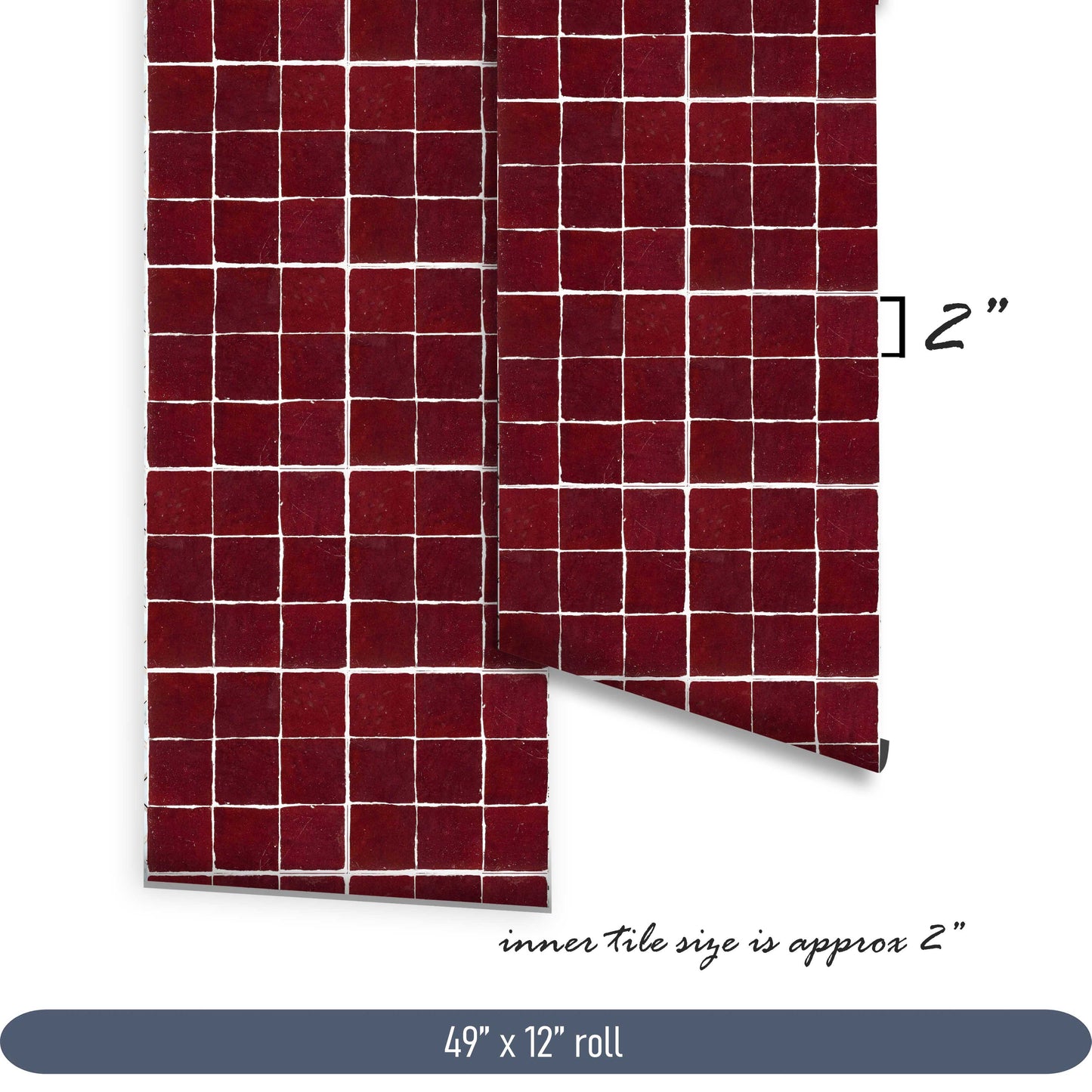 Oxblood Peel & Stick Tile