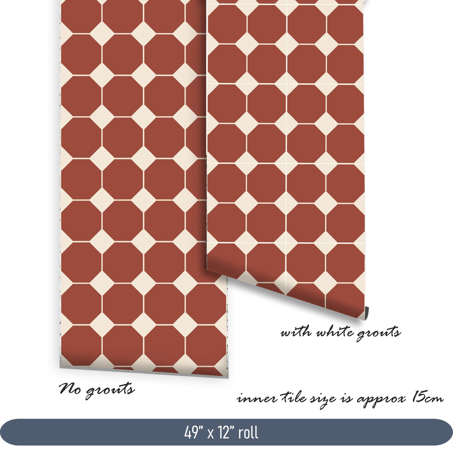 Chile Premium Peel and Stick Floor Tile Stickers | Removable, Renter friendly with Anti-Slip finish in sturdy 520 microns