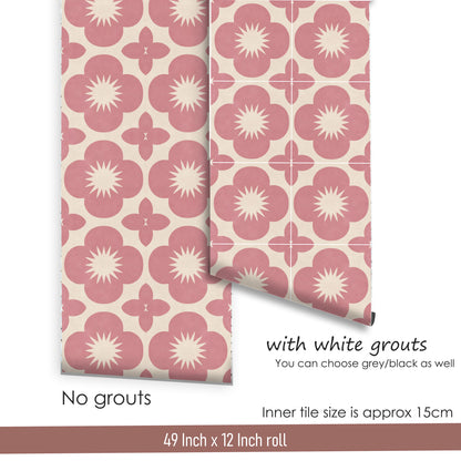 Sakura Rose Peel and Stick Floor Decal
