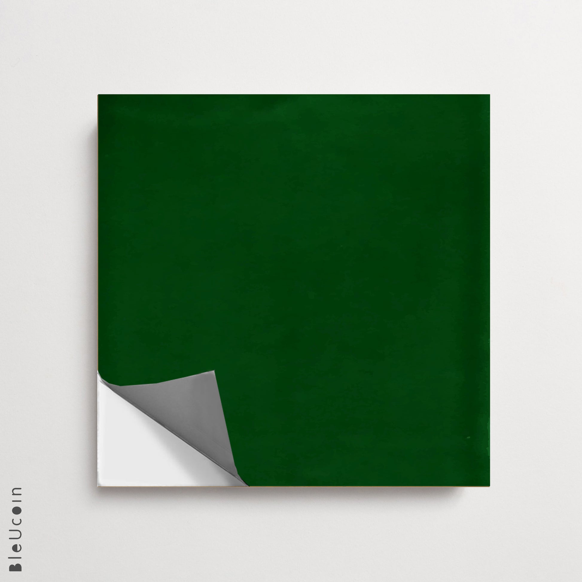 Moss Green Plain Peel & Stick Tile –