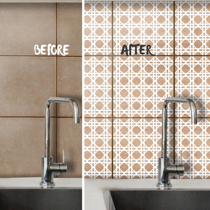 Rattan Peel & Stick Tile