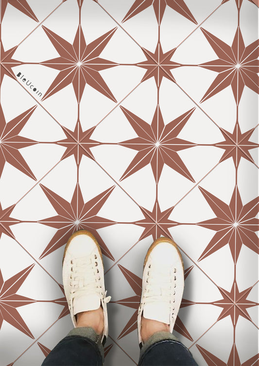 50% DISCOUNT - Positano Rust  13" x 13" - 12 Pcs Anti Slip