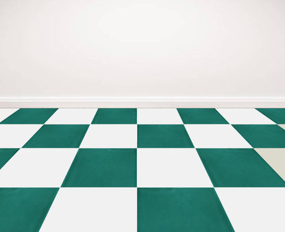 Como & off-White Checker Peel & Stick Anti-Slip Flooring
