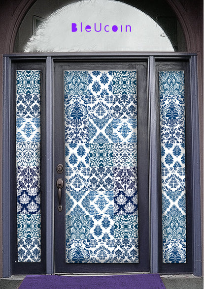 Damask Blue Peel & Stick Tile